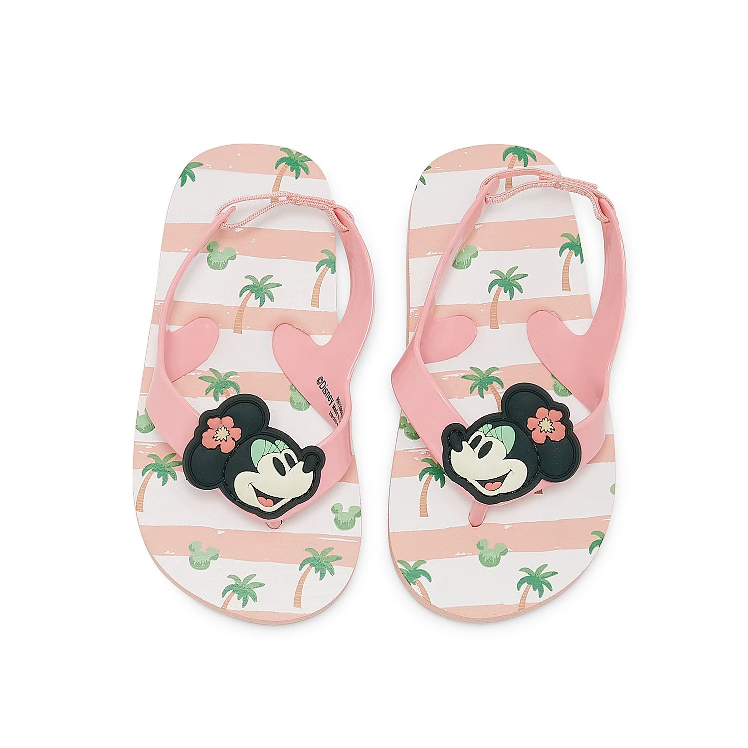 Disney Collection Mickey and Friends Minnie Mouse Flip-Flops | JCPenney