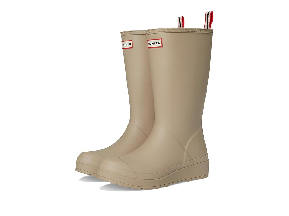 Hunter Play Tall Boot Women's Rain Boots Light Natural : 10 M, Rubber | Zappos