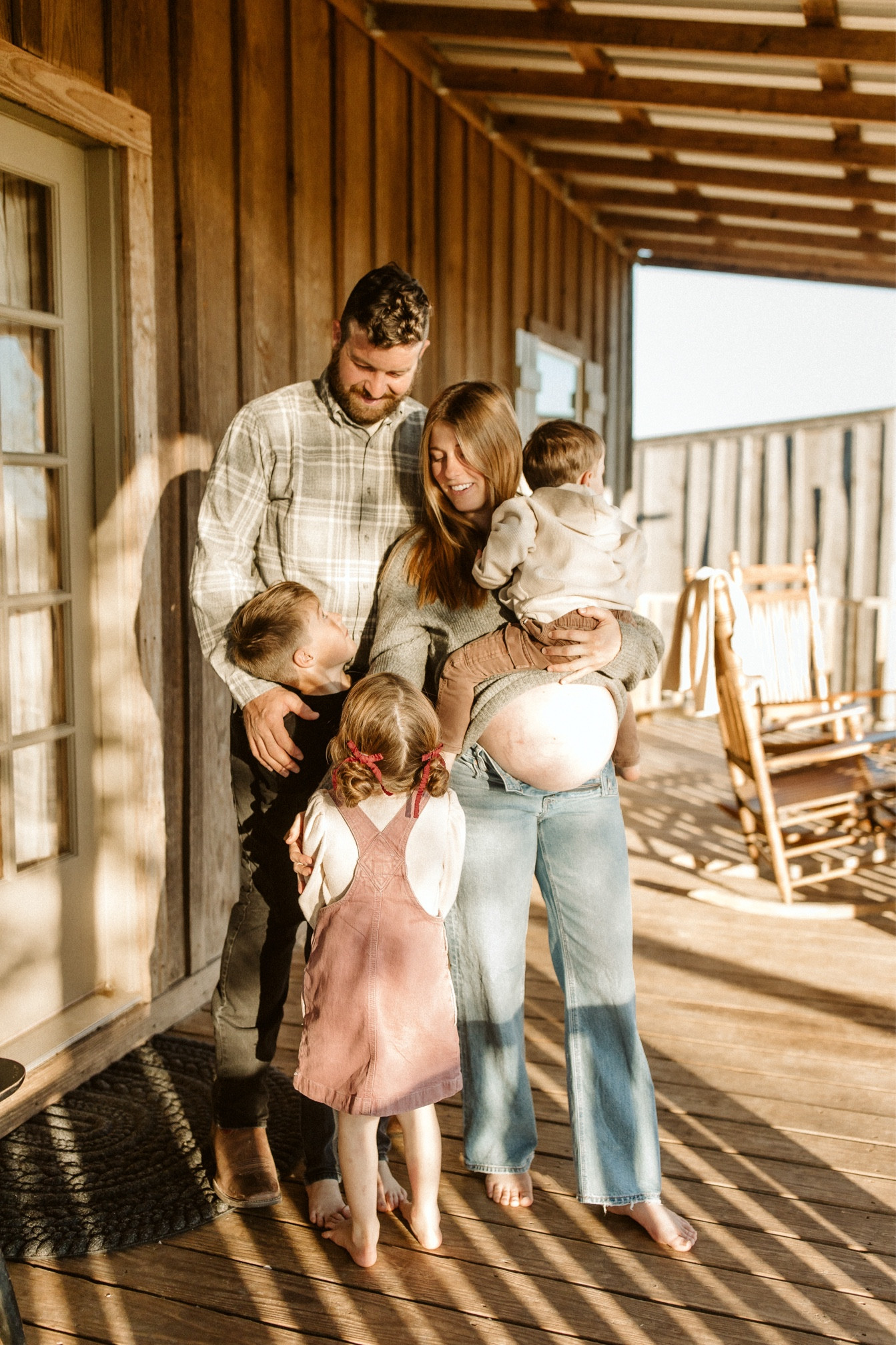 Fall family maternity photos 🤍

#LTKFamily #LTKBump #LTKKids