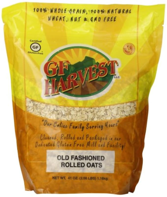 GF Harvest PureOats Gluten Free Rolled Oats, 41 Ounce | Amazon (US)