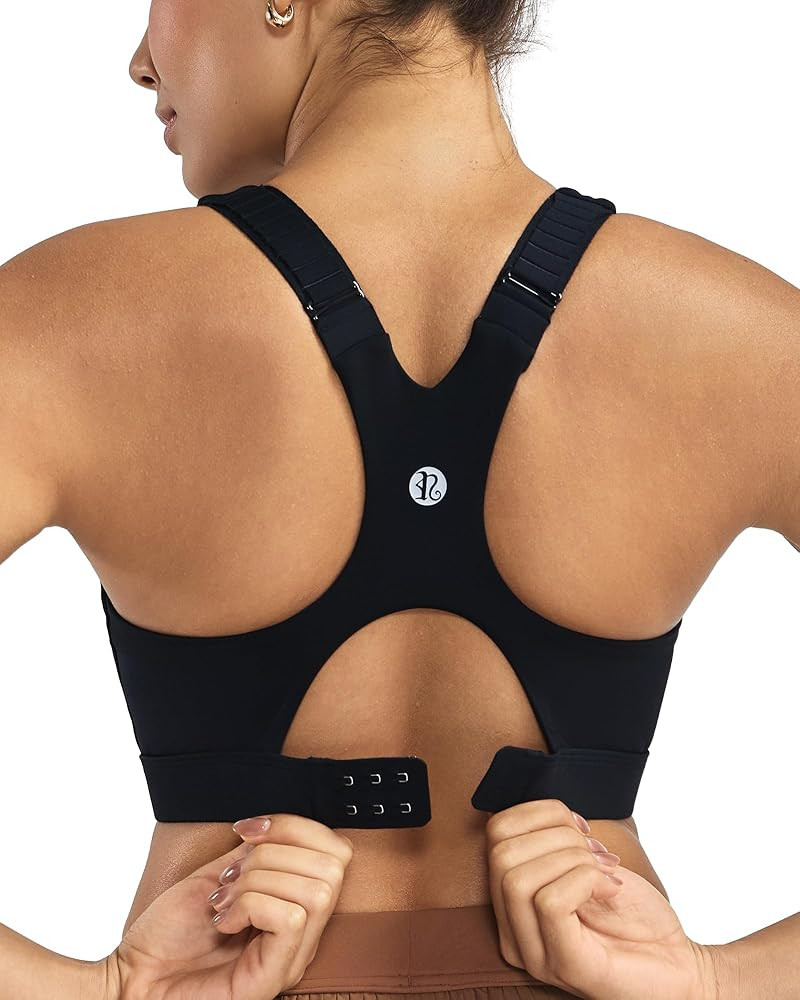 RUNNING GIRL Sports Bras for Women High Support, Adjustable Straps High Impact Racerback Bra with... | Amazon (US)