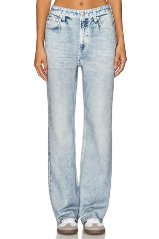Rag & Bone Miramar Shea High Rise Full Relaxed in Riverly from Revolve.com | Revolve Clothing (Global)