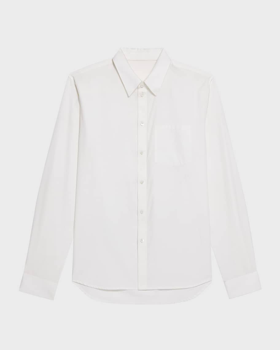 Helmut Lang Men's Classic Button-Down Soft Cotton Shirt | Neiman Marcus