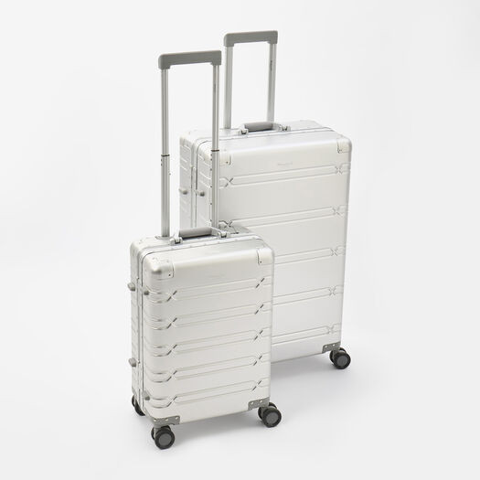 Silver Tone Aluminium Hardshell Suitcases | TK Maxx