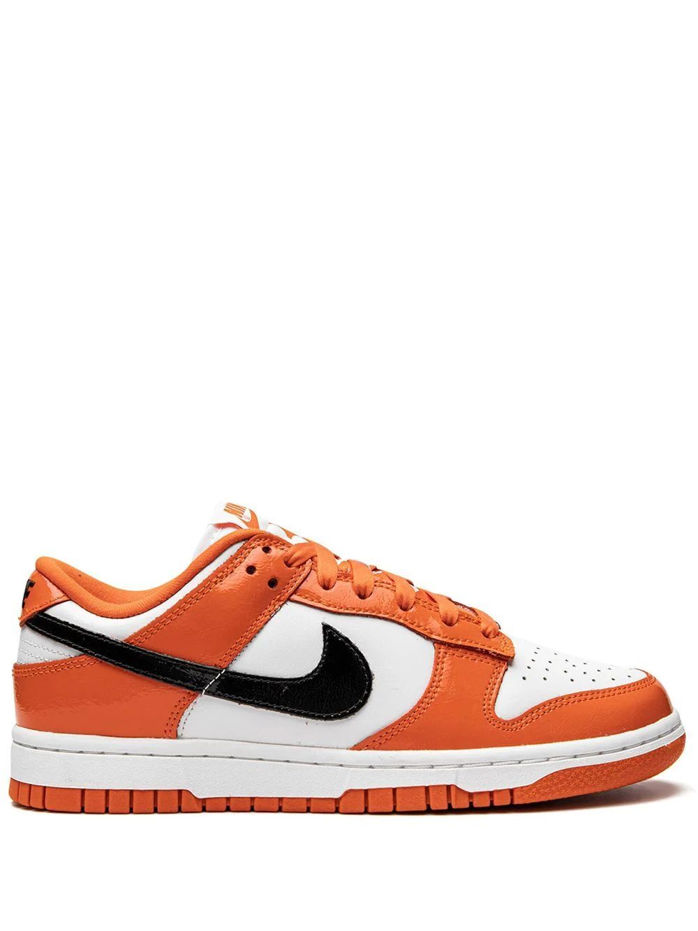 Nike Dunk Low "Orange/Black Patent Leather" Sneakers - Farfetch | Farfetch Global
