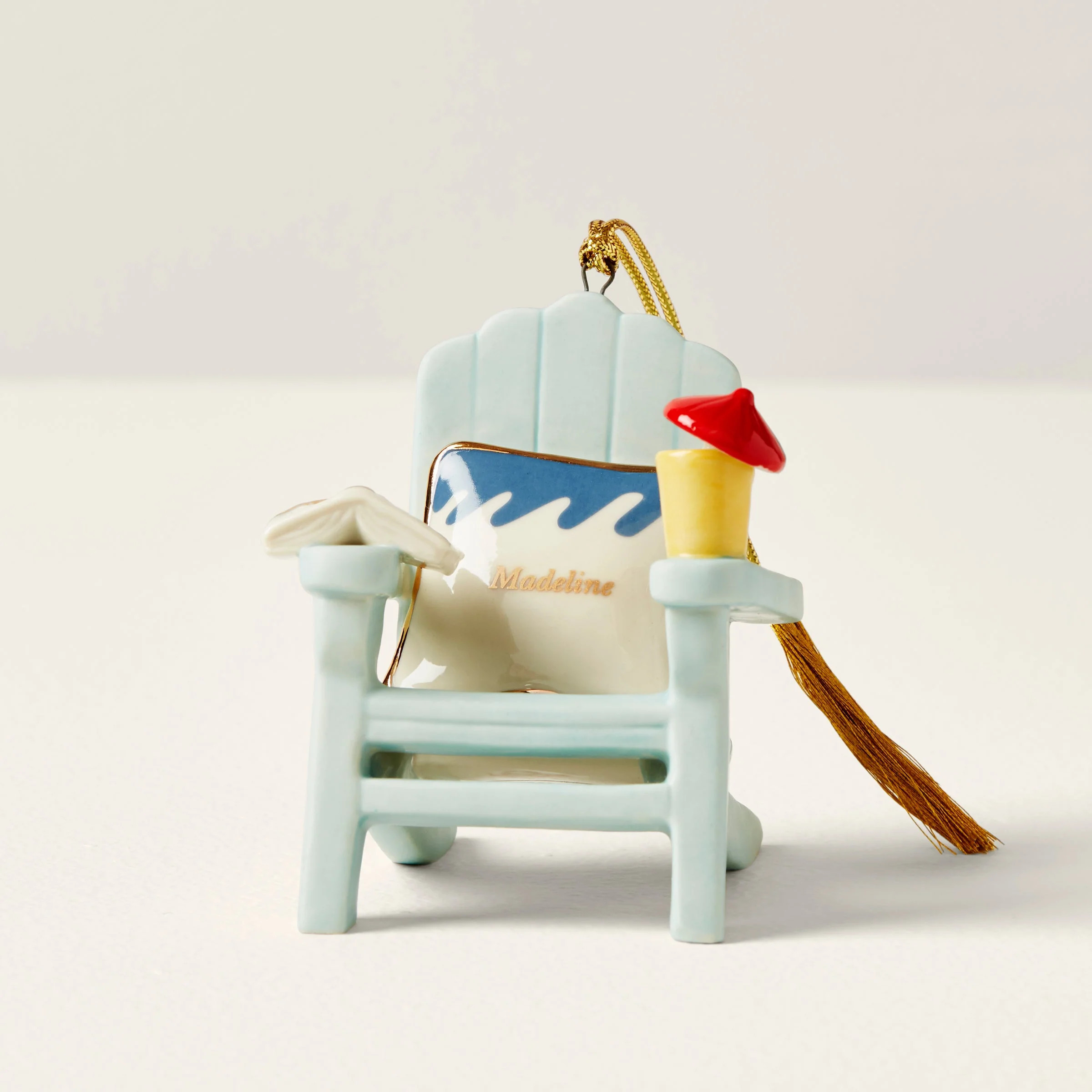Personalized Beach Chair Ornament | Lenox