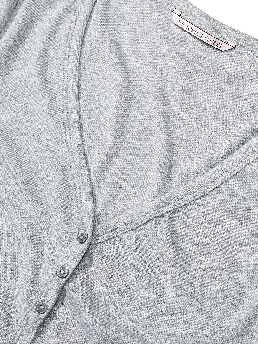 Ribbed Modal Henley Short Set | Victoria's Secret (US / CA )
