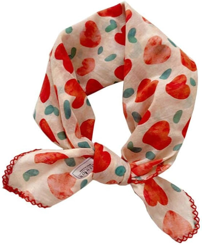 Large Cotton Bandana Headband, Head Wrap, Protective Coverage, Hair Neck Scarf for Women 28 x 28 ... | Amazon (US)