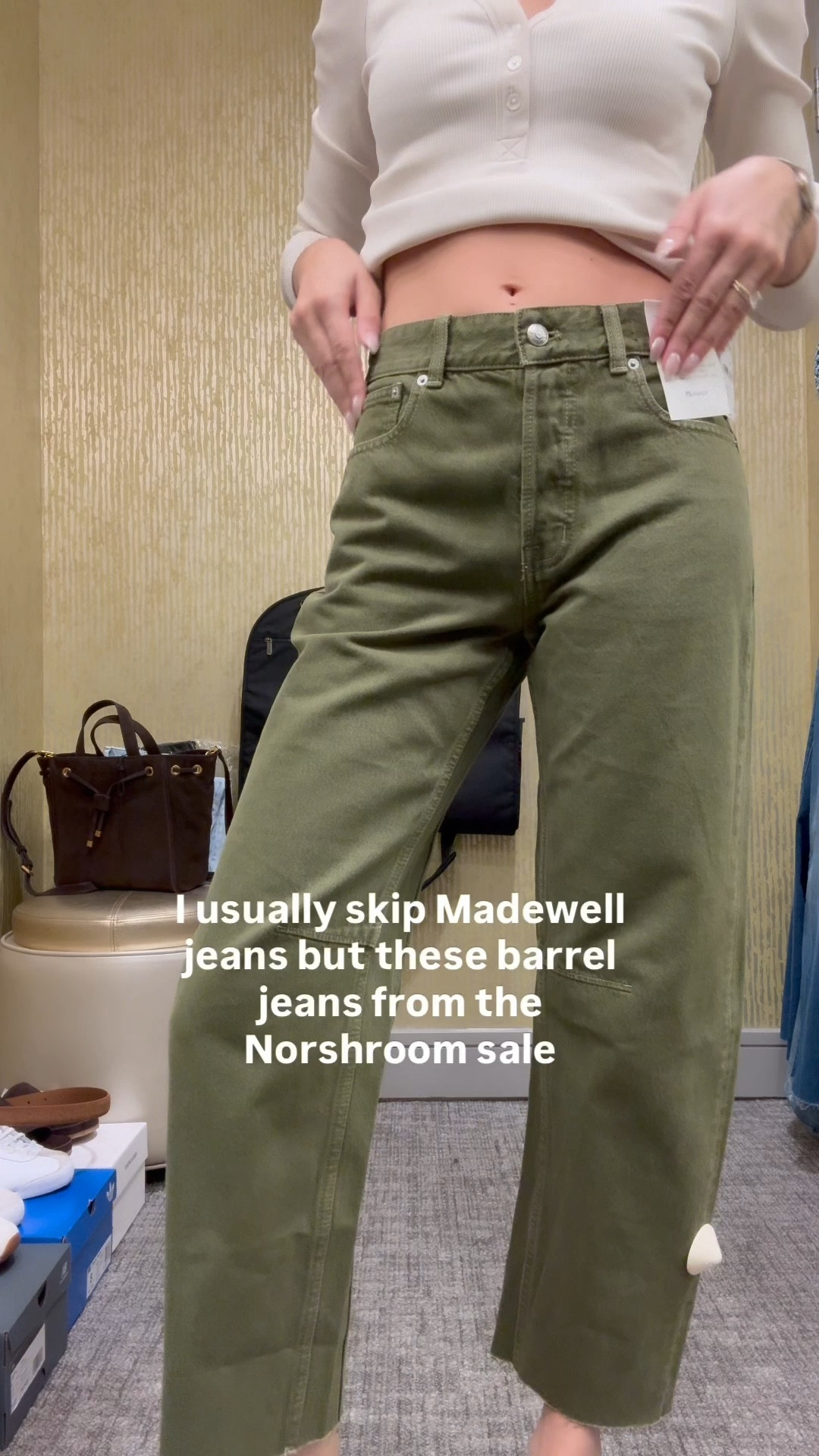 NORDI SALE: Barrel Jeans. They run slightly loose, but that’s the style! Super cute and worth $98 on to try a trend! #NSale

#LTKFindsUnder100 #LTKStyleTip #LTKU