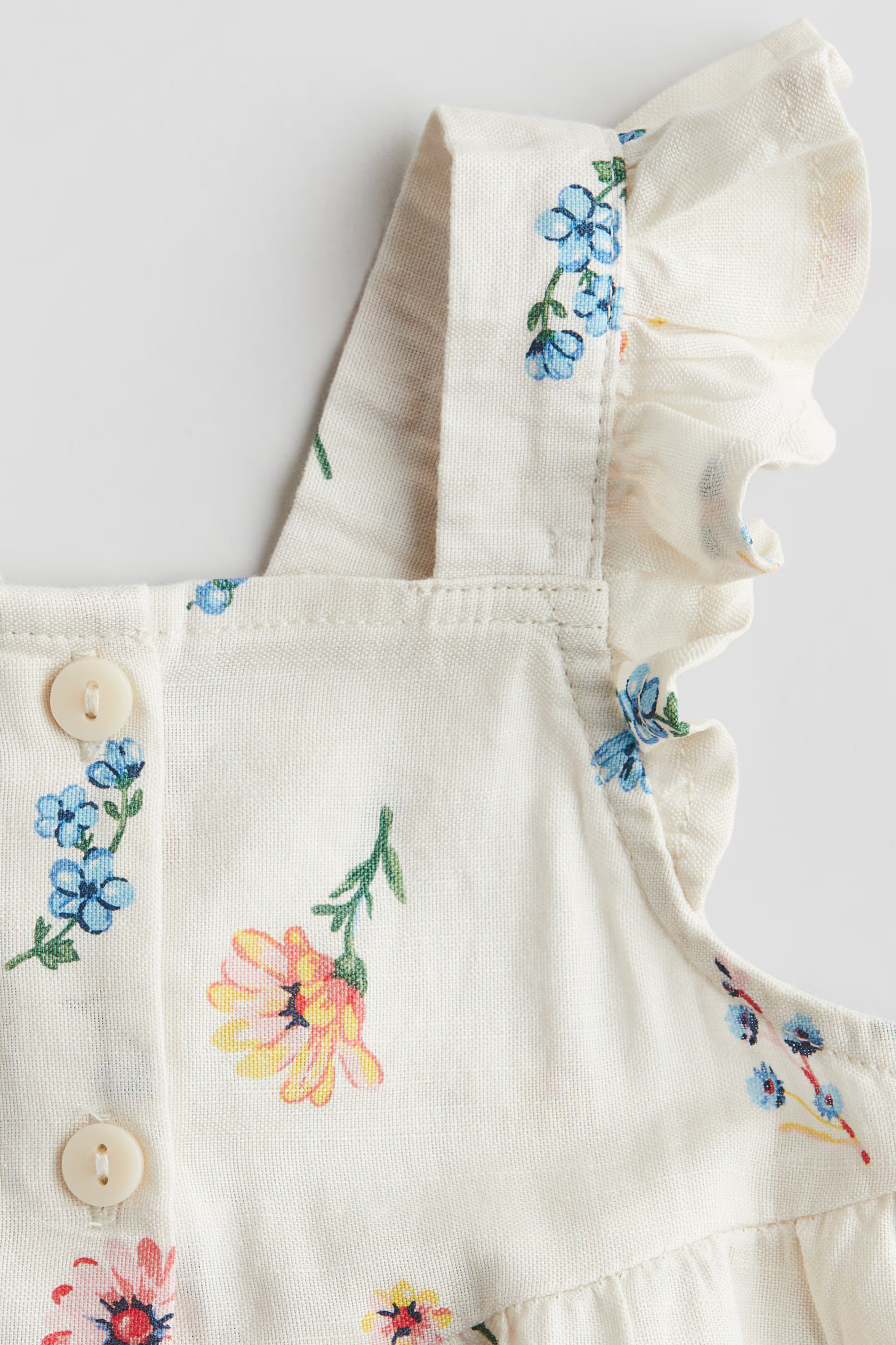 Ruffle-trimmed Cotton Dress | H&M (US + CA)