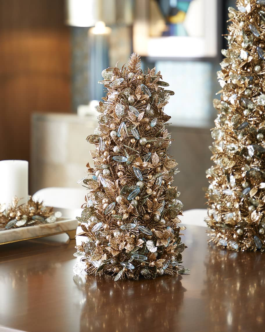 Salzburg Creations 18" Art Deco Shimmer Christmas Tree | Neiman Marcus