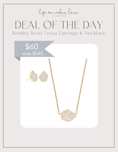 Today only at Kendra Scott, get 2 for $60 when your shop select Nola & Tess styles! Snag this gorgeous necklace & earrings now…$140 value!

#giftsforher #jewelerygifts #giftsunder$100 #christmas

#LTKCyberweek #LTKHoliday #LTKGiftGuide