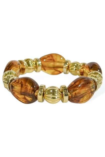 Help Understand Tortoise Acrylic Resin Beaded Bracelet | The Willow Tree
