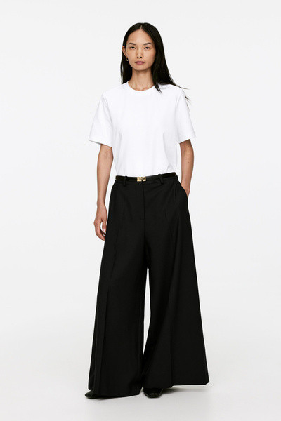 Weite Hose aus Wollmischung – Schwarz – Women – ARKET AT | Arket EU