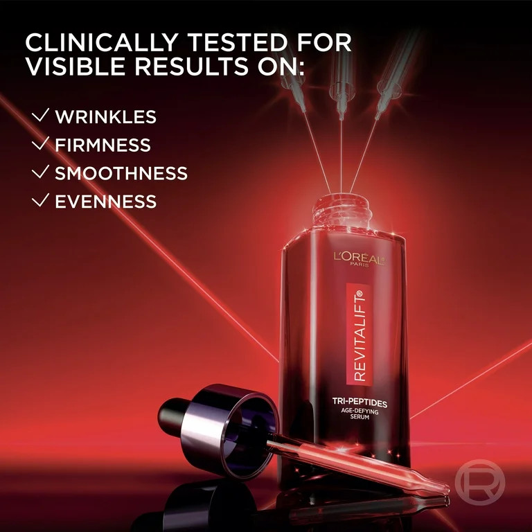 L'Oreal Paris Revitalift Triple Power Age-Defying Face Serum, Anti Aging, 1 fl oz | Walmart (US)