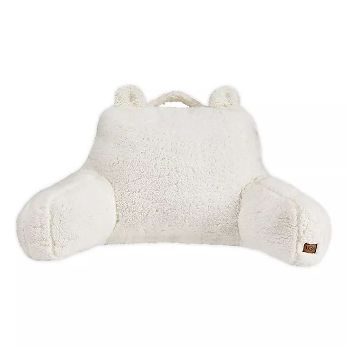 UGG® Casey Sherpa Backrest Pillow in Snow | Bed Bath & Beyond