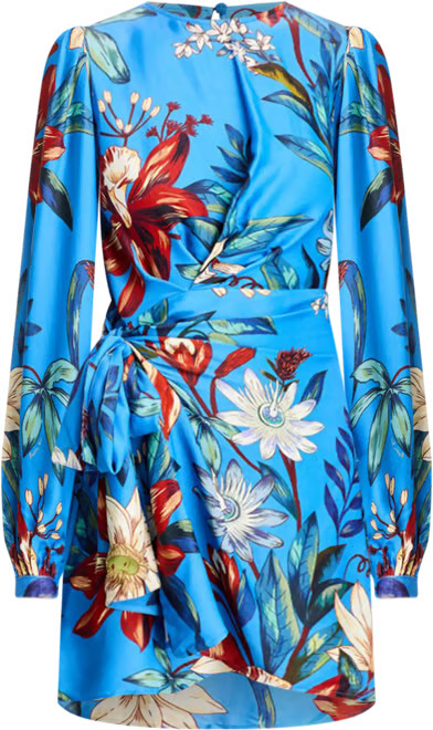FARM Rio Surreal Flowers Faux Wrap Dress  | Bloomingdale's Women | Bloomingdale's (US)
