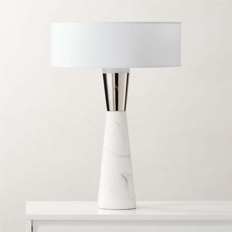 Exposior Marble Table Lamp Model 2011 + Reviews | CB2 | CB2
