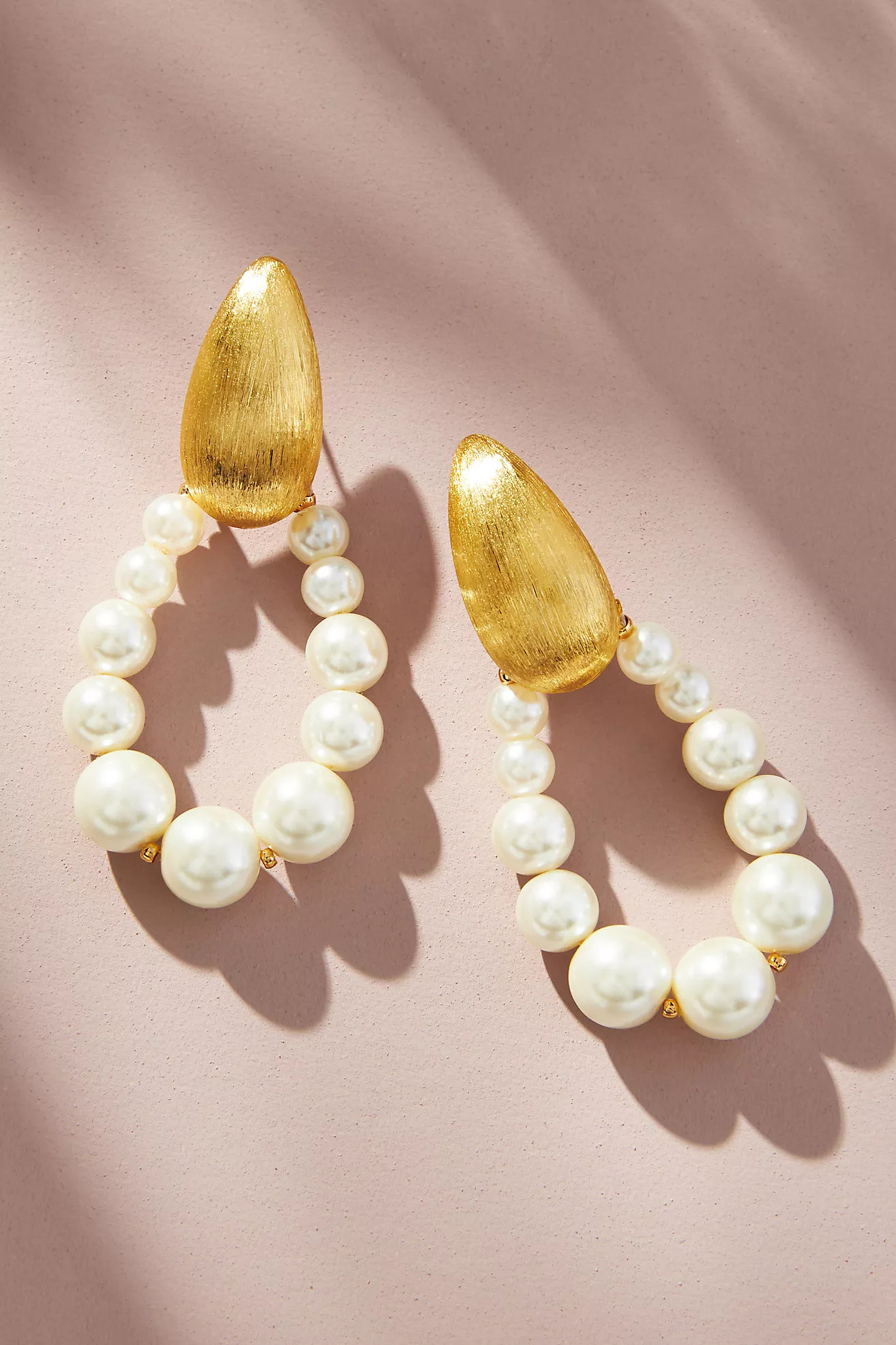 Looped Pearl Drop Earrings | Anthropologie (US)