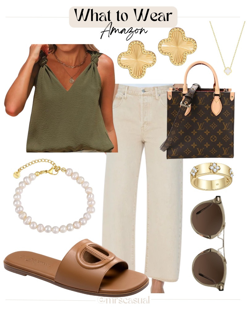 Love this color combo for spring 🤍 do you wear olive?

#LTKSeasonal #LTKmomlife #LTKOver40