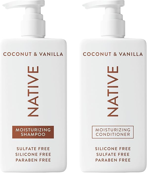 Native Coconut & Vanilla Shampoo and Conditioner Contain Naturally Derived Ingredients | All Hair... | Amazon (US)