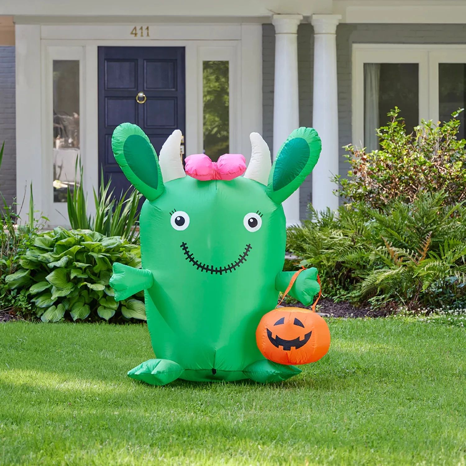 Seasonal LLC - Halloween 4.5ft Friendly Monster Inflatable Lolley - Walmart.com | Walmart (US)