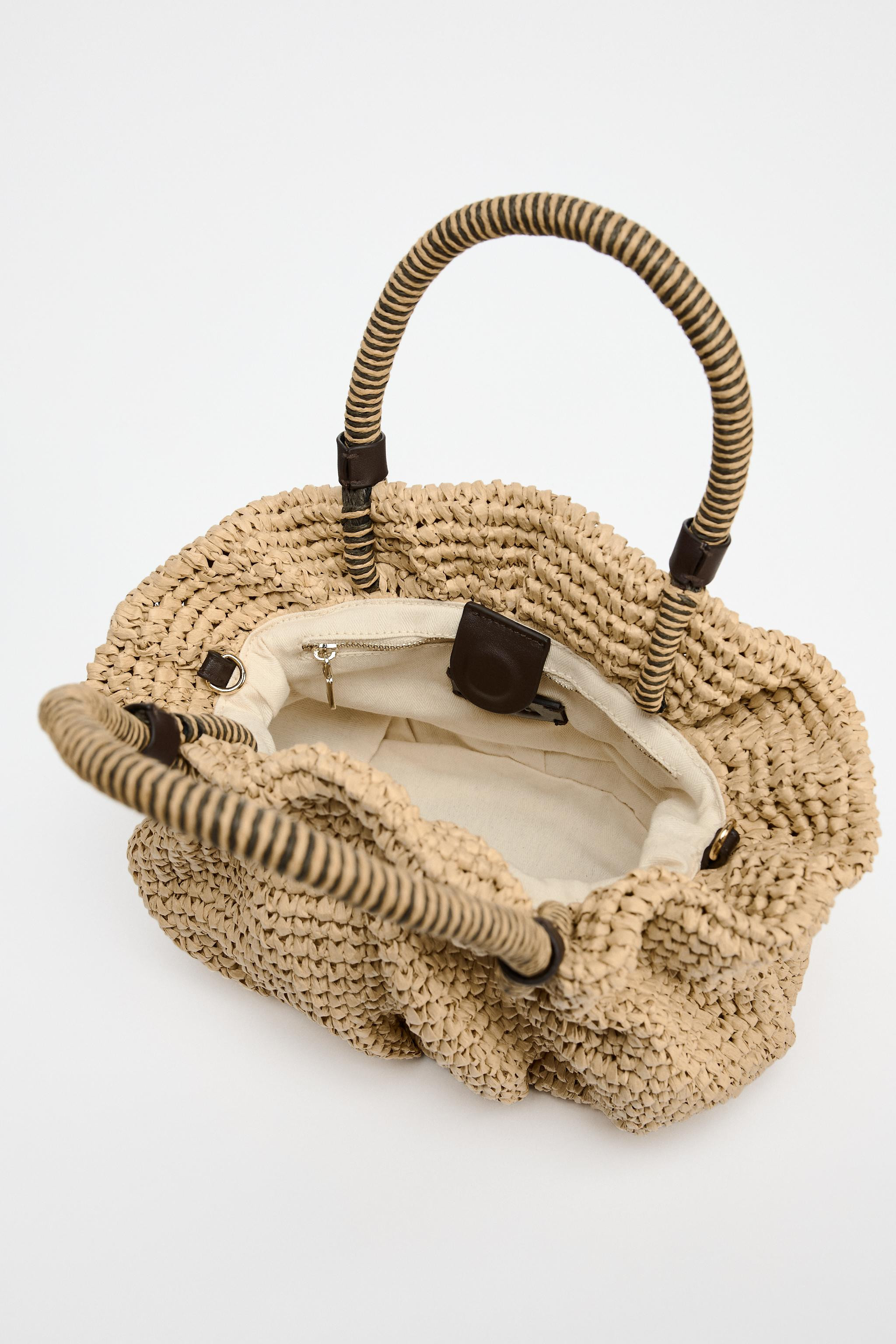 BRAIDED MINI BUCKET BAG | Zara UK