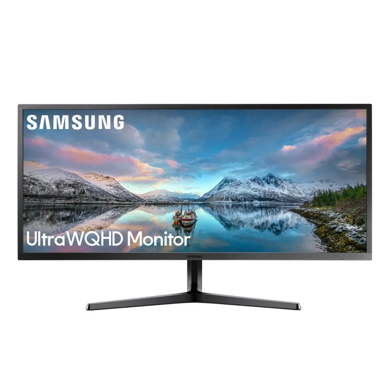 SAMSUNG 34" Class Flat 3,440 x 1,440 Ultra HD - LS34J550WQNXZA | Walmart (US)