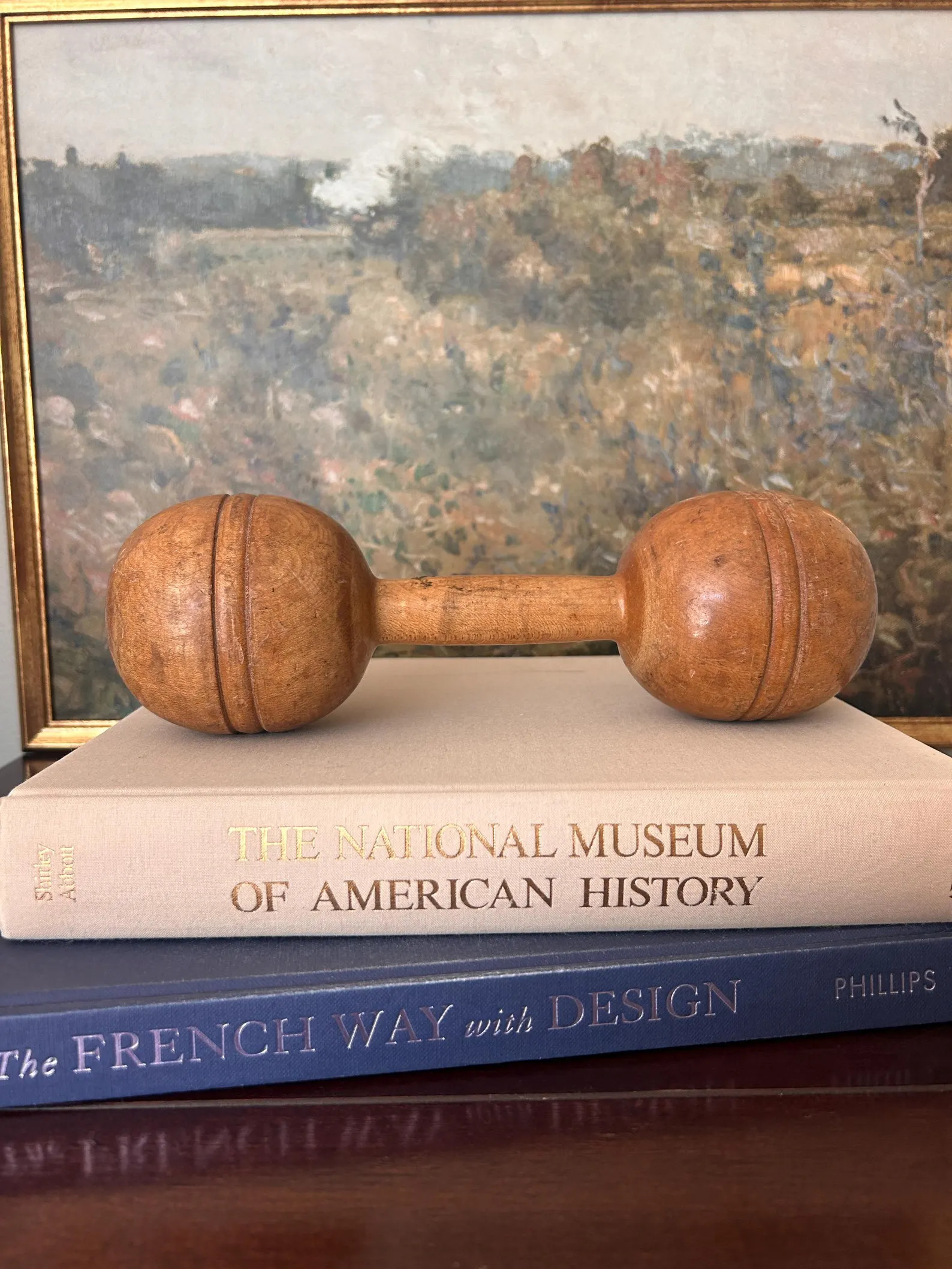 Antique Narragansett Machine Co. Wooden Dumbbell | Etsy (Global)