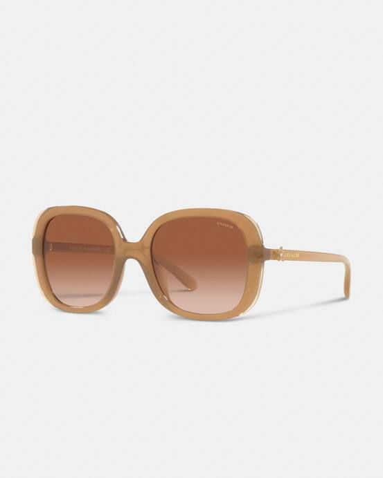 Wildflower Square Sunglasses | Coach Outlet