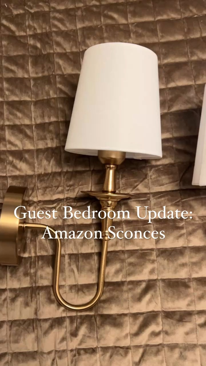 Guest Bedroom Decor - Sconces 

Amazon home decor, organic modern decor, lighting, gold hardware, gold decor, home finds 

#LTKStyleTip #LTKHome