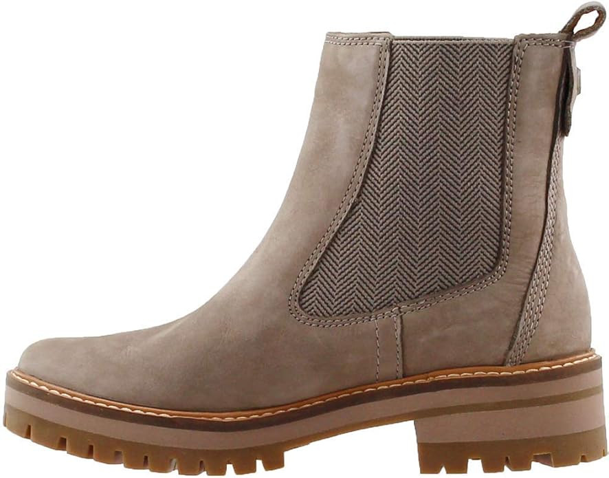 Timberland Women's Courmayeur Valley Chelsea Boot, Taupe Nubuck, 085 Medium US | Amazon (US)