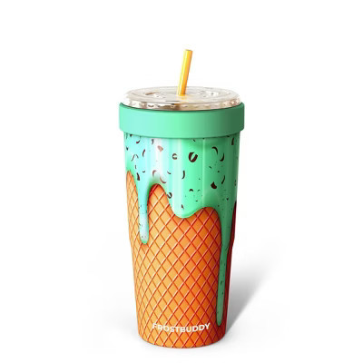 Frost Buddy ToGo Buddy 30oz Stainless Steel Vacuum Insulated Tumbler – Iced Coffee Sleeve, Travel Mug for Hot & Cold Drinks (Mint Chocolate) | Target