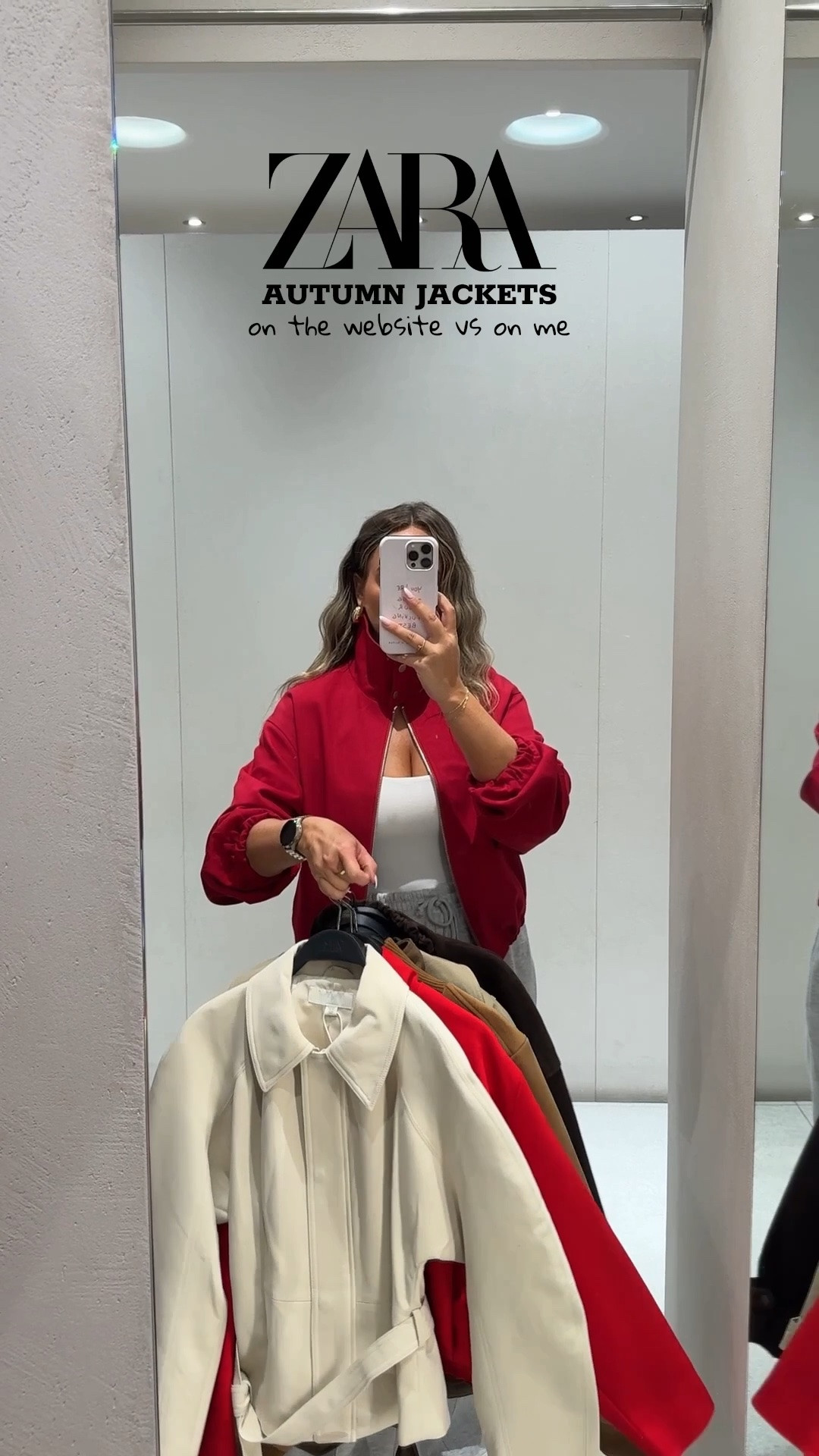 Zara Autumn Jackets 🍂 

I’m a uk size 10, 5ft4 and I’m wearing the following sizes;
Jacket 1 - small
Jacket 2 - XSmall
Jacket 3 - medium 
Jacket 4 - medium
Jacket 5 - medium
Jacket 6 - small

Jeans are a size 10 and they fit perfectly!

Outfit at the start is also linked;
Jacket - size 12
Vest top - size 10
Joggers - size 10

Autumn jackets, Zara haul, Zara try on, trench coat, suede jacket, red jacket, tie waist jacket

#LTKautumn #LTKstyletip #LTKeurope