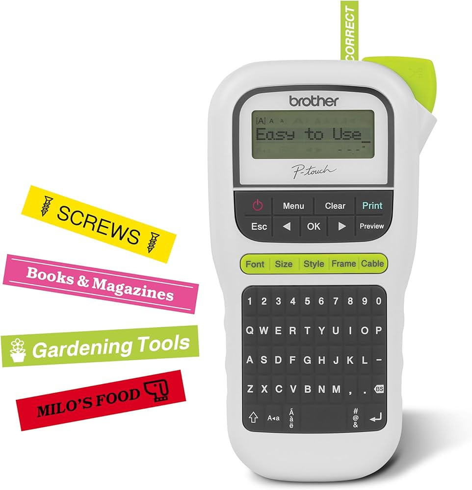 Brother P-Touch Label Maker, PTH110, Thermal Transfer Inkless Pocket Printer, Portable, Lightweig... | Amazon (US)