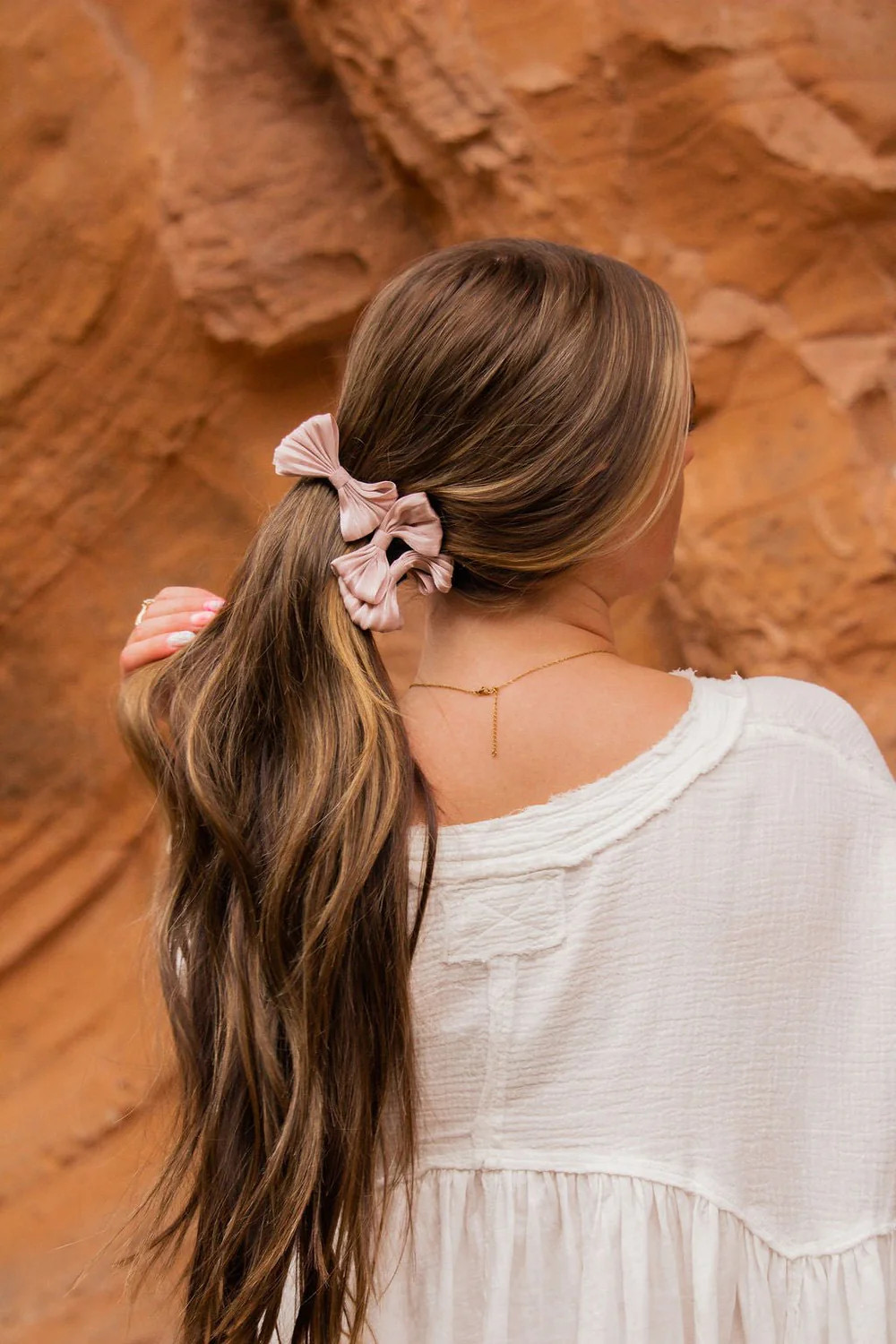 Satin Bow Banana Claw Clip | Shop Andi