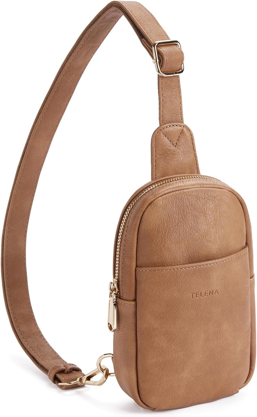 Telena Crossbody Bags for Women Leather Cross Body Sling Bag for Woman Travel | Amazon (US)