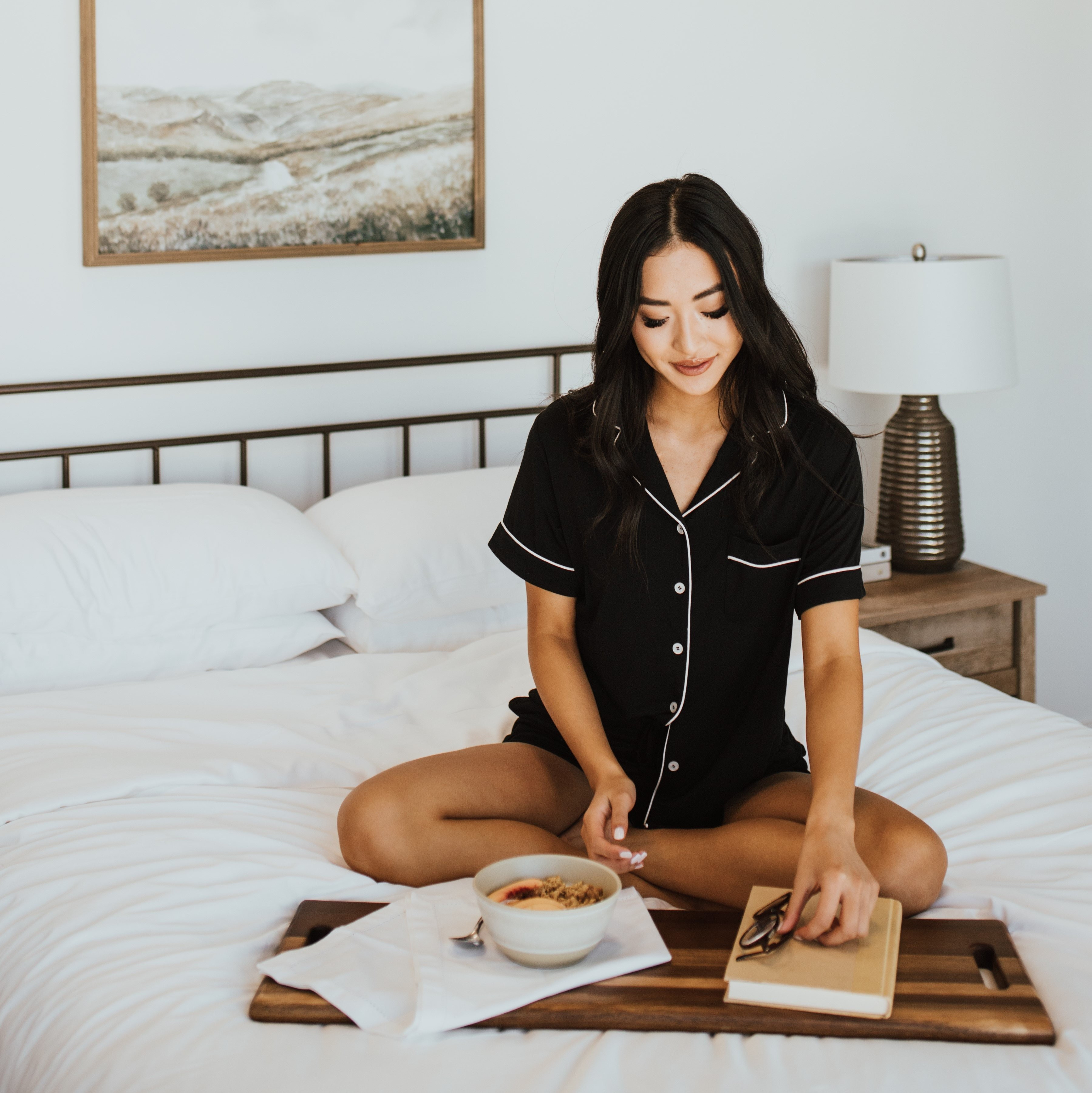 Short Sleeve Stretch-Knit Bamboo Pajama Set | Cozy Earth