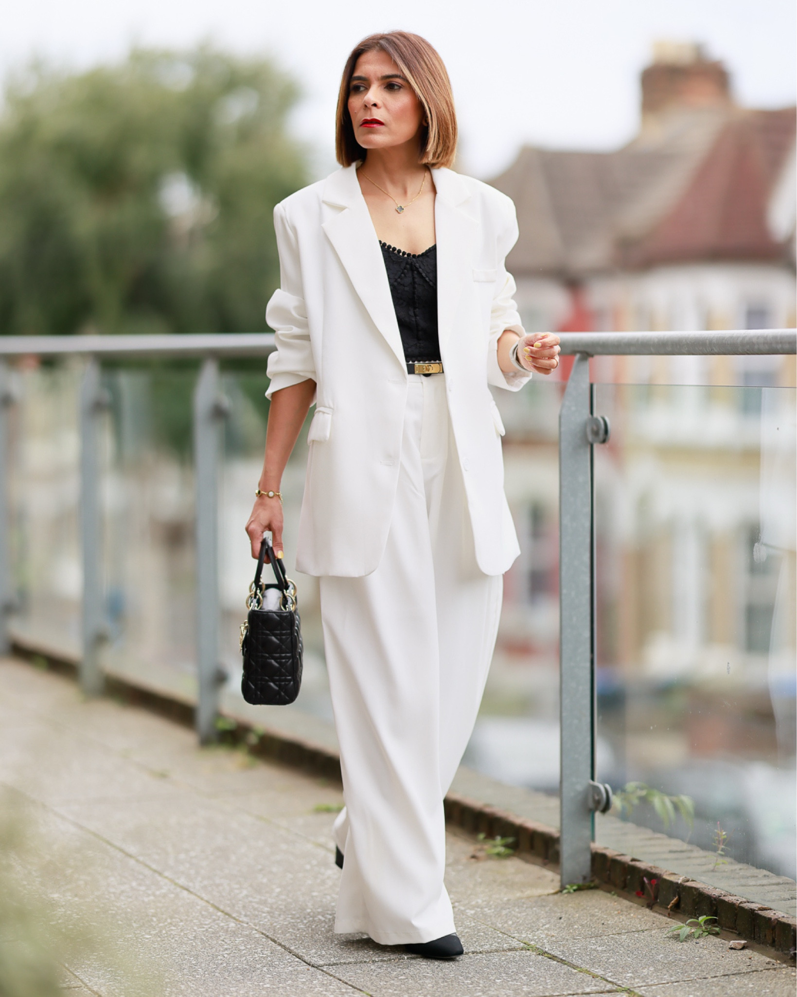 White blazer and trousers set autumn outfit work outfit petite outfit 

#LTKeurope #LTKuk #LTKautumn