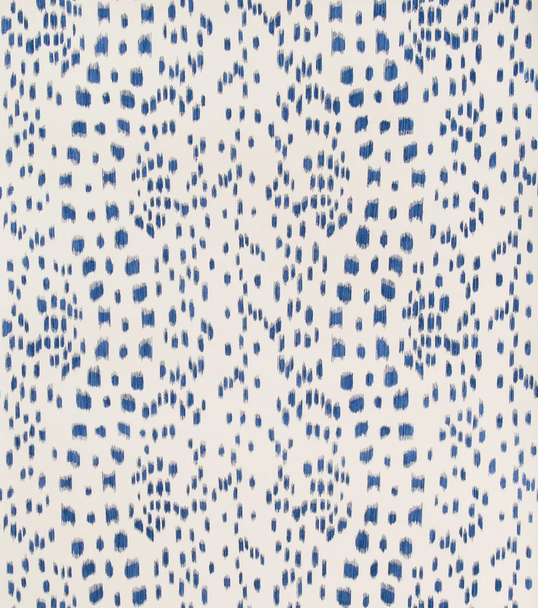 Brunschwig & Fils Les Touches Blue Wallpaper | DecoratorsBest | DecoratorsBest