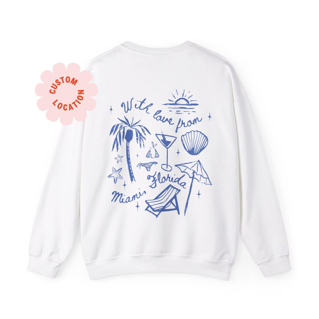 Beach Theme Bachelorette Crewneck, Miami Bachelorette Sweatshirt, Bachelorette Party, Tropical Th... | Etsy (US)