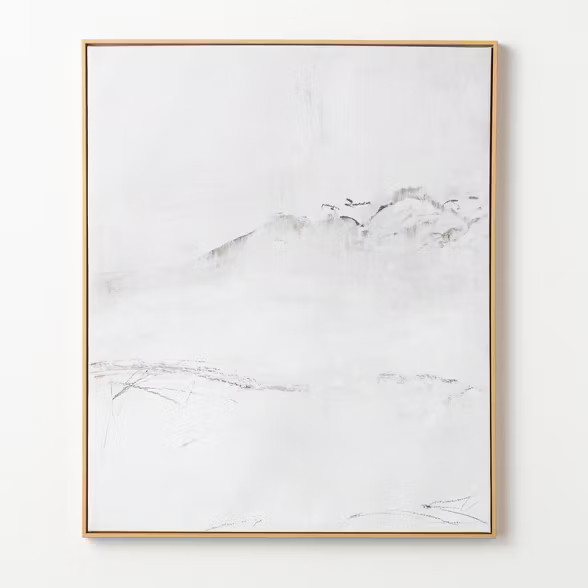 30"x 36" Nebulous Thin Light wood Frame Canvas - Threshold™ designed with Studio McGee | Target