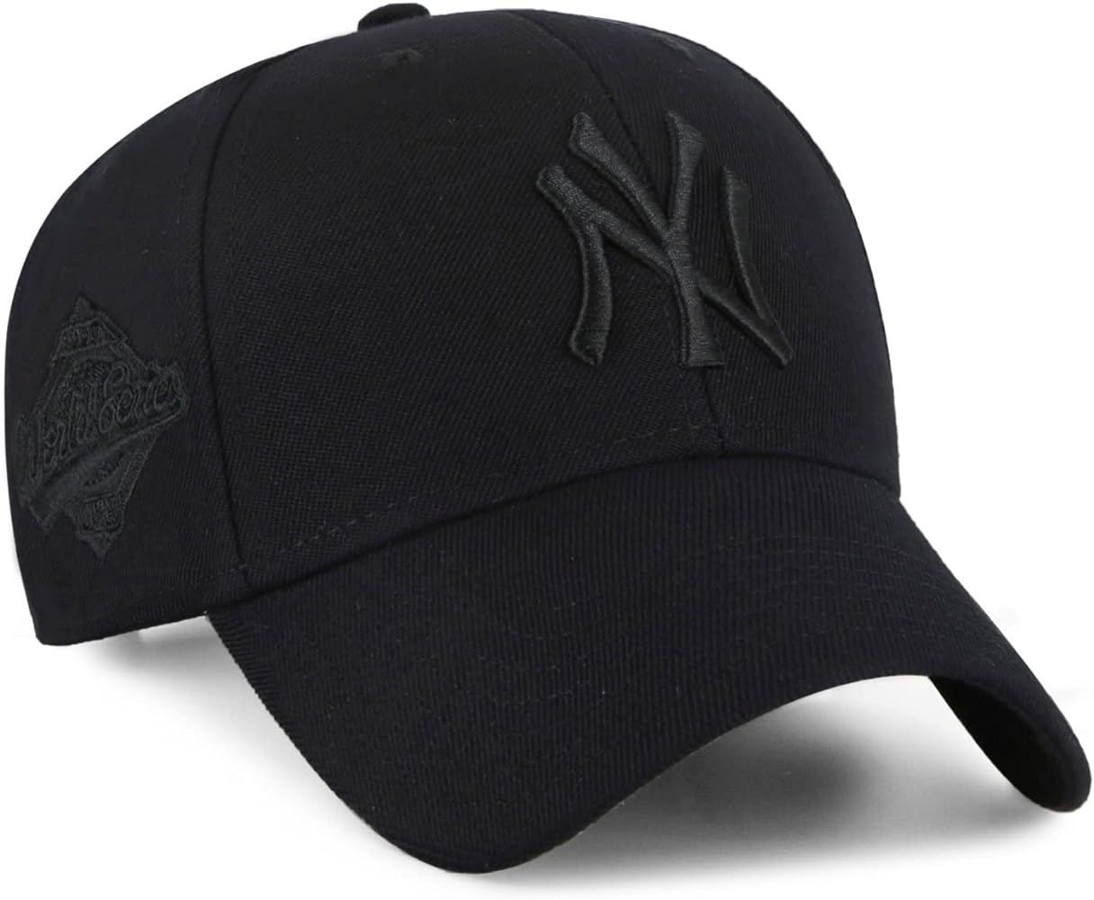 '47 New York Yankees Black Logo 1996 World Series MVP Snapback MLB Cap Schwarz | Amazon (US)