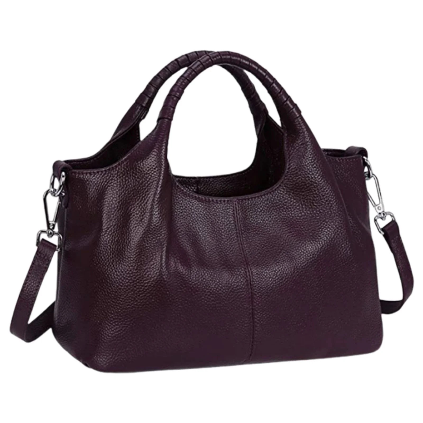 Women's Soft Leather Tote Bag, Top Satchel Purses and Handbags | Walmart (US)