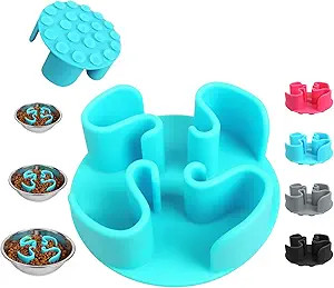 WESEN Slow Feeder Dog Bowls Insert, Soft Silicone Slow Eating Puppy Food Bowl for Small Medium La... | Amazon (US)