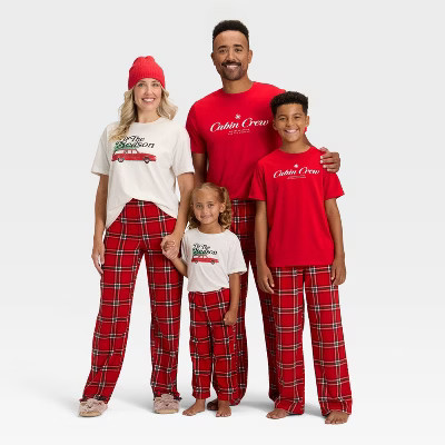 Red Plaid Holiday Matching Family Pajamas - Wondershop™ | Target