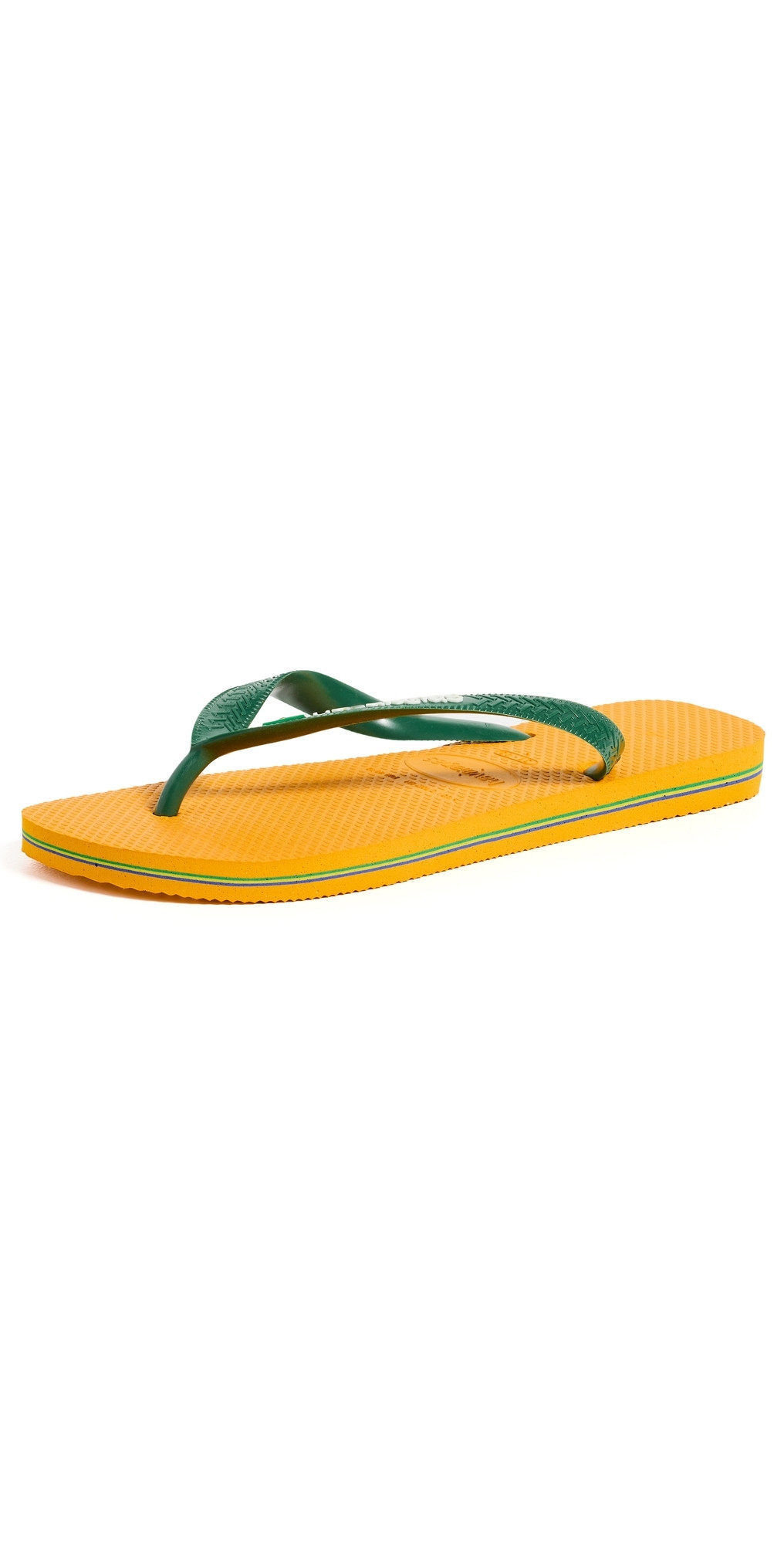 Havaianas Brazil Logo Sandals Yellow Pop M 5 / W 6 | Shopbop