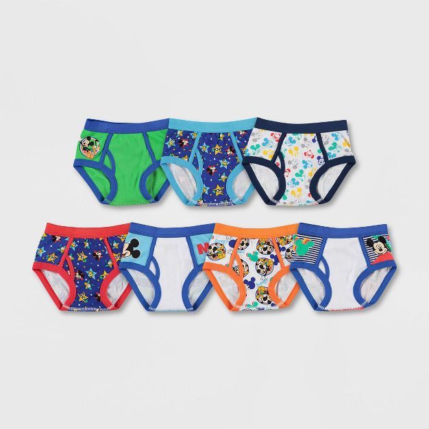 Toddler Boys' 7 Pack Underwear Mickey Mouse by Handcraft 2T-3T | Target