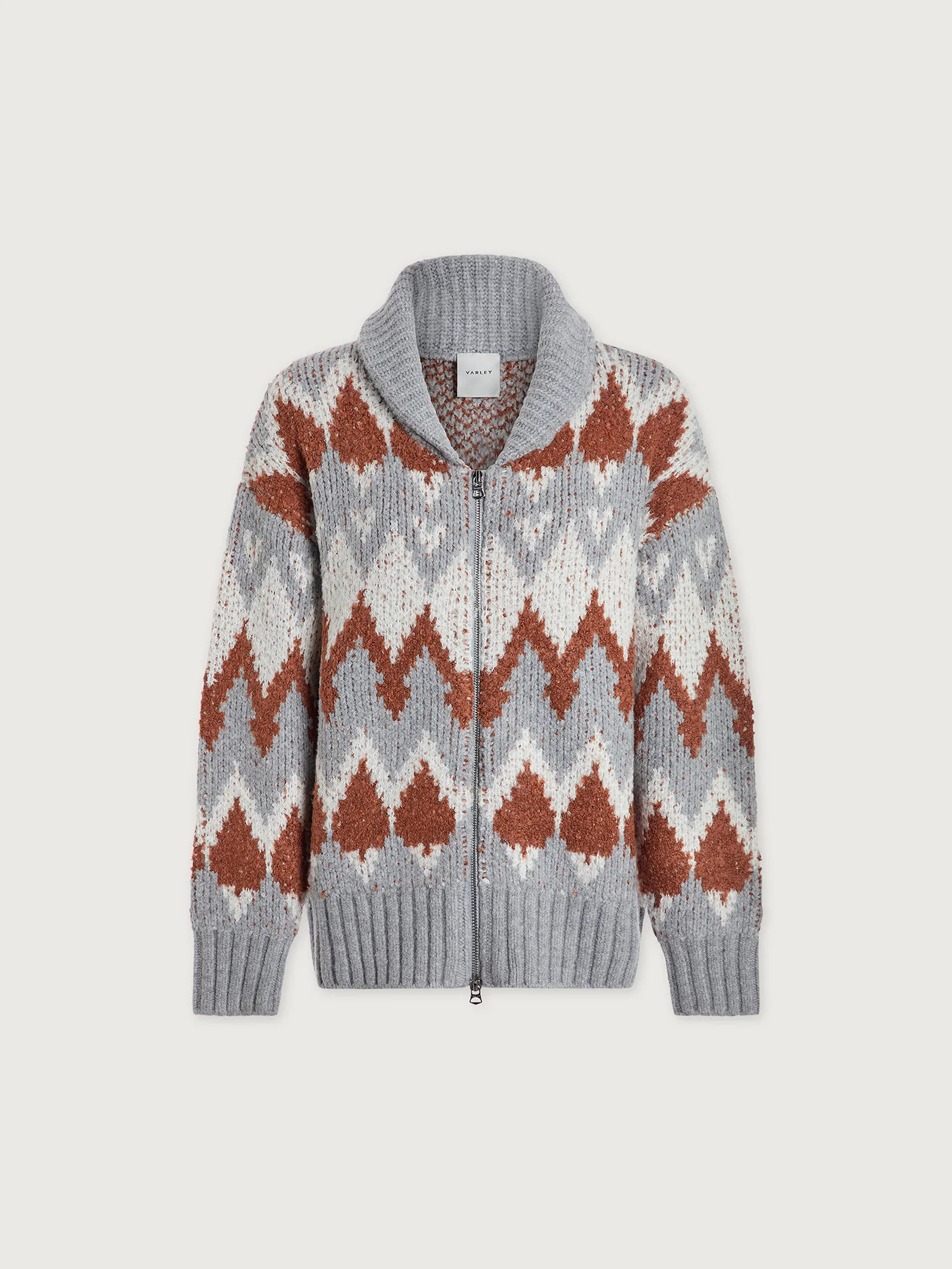 Brockley Jacquard Knit Jacket | Varley UK | Varley UK