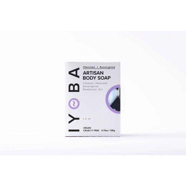 Iyoba Charcoal & Eucalyptus Bar Soap - 4.75oz | Target